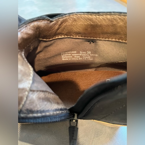 Dansko Maria Black Oiled Leather Ankle Boots Size 38 - Picture 14 of 15